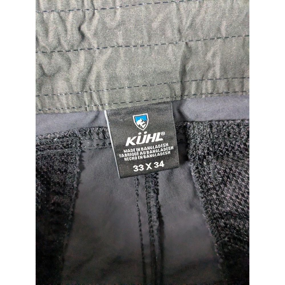Kuhl Pants Renegade Rock Pants Mens 33x34 Gray Nylon Stretch Hiking Outdoor - Picture 7 of 12